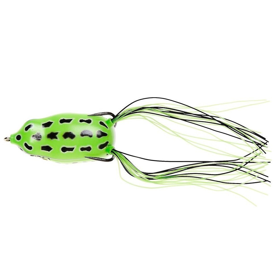 Силиконовая приманка Lucky John Frog 2.6in 65 мм 1 шт 002 3D Series  140401-002 — характеристики,
	                                    особенности конструкции