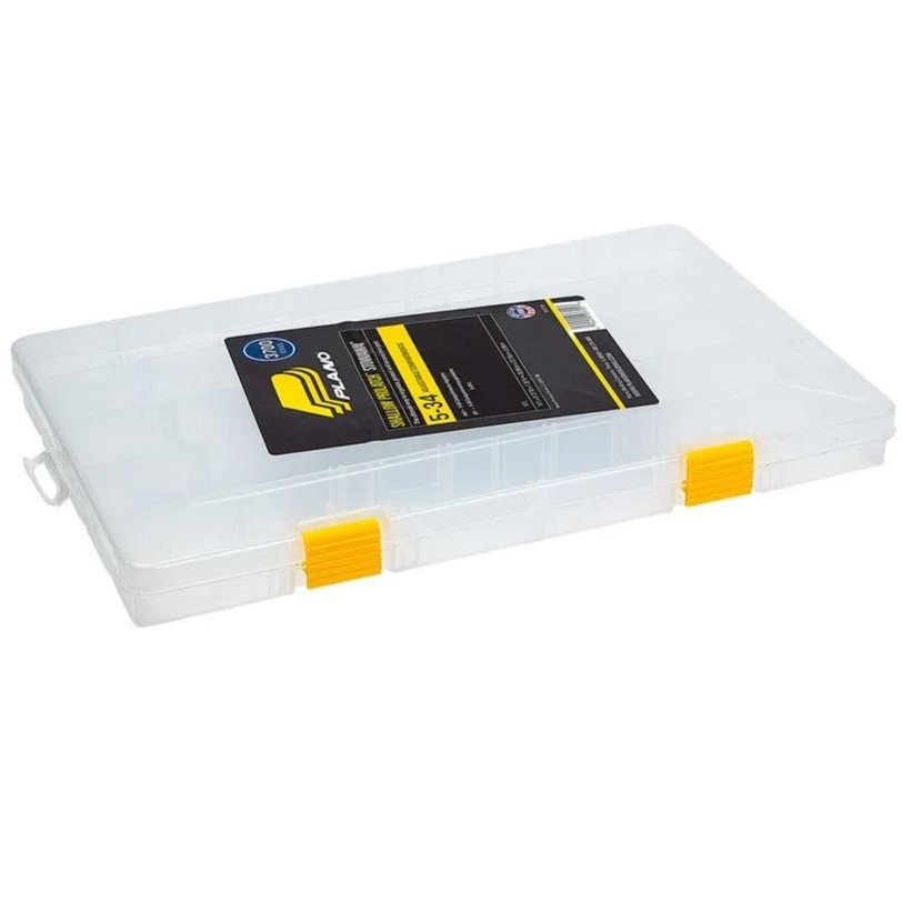Коробка Plano 2370100 Thin Stow W/Tab Yellow Latch  35,6х23,2х3,5 см    PMC2370100 — характеристики,  особенности конструкции