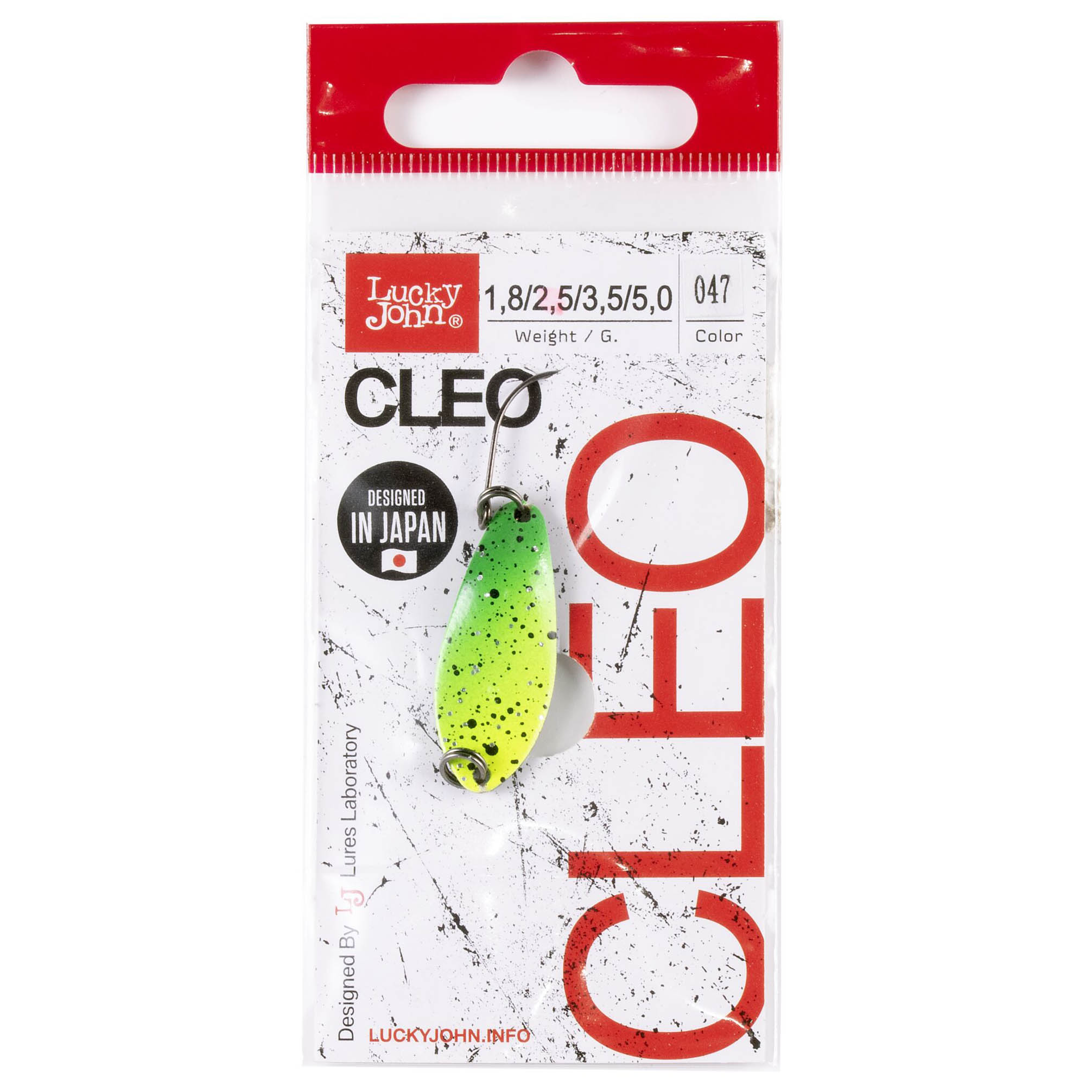 Колеблющаяся Блесна Lucky John Cleo 2,5 гр 31 мм 047   LJCL25-047 — крупный план
	                                    2