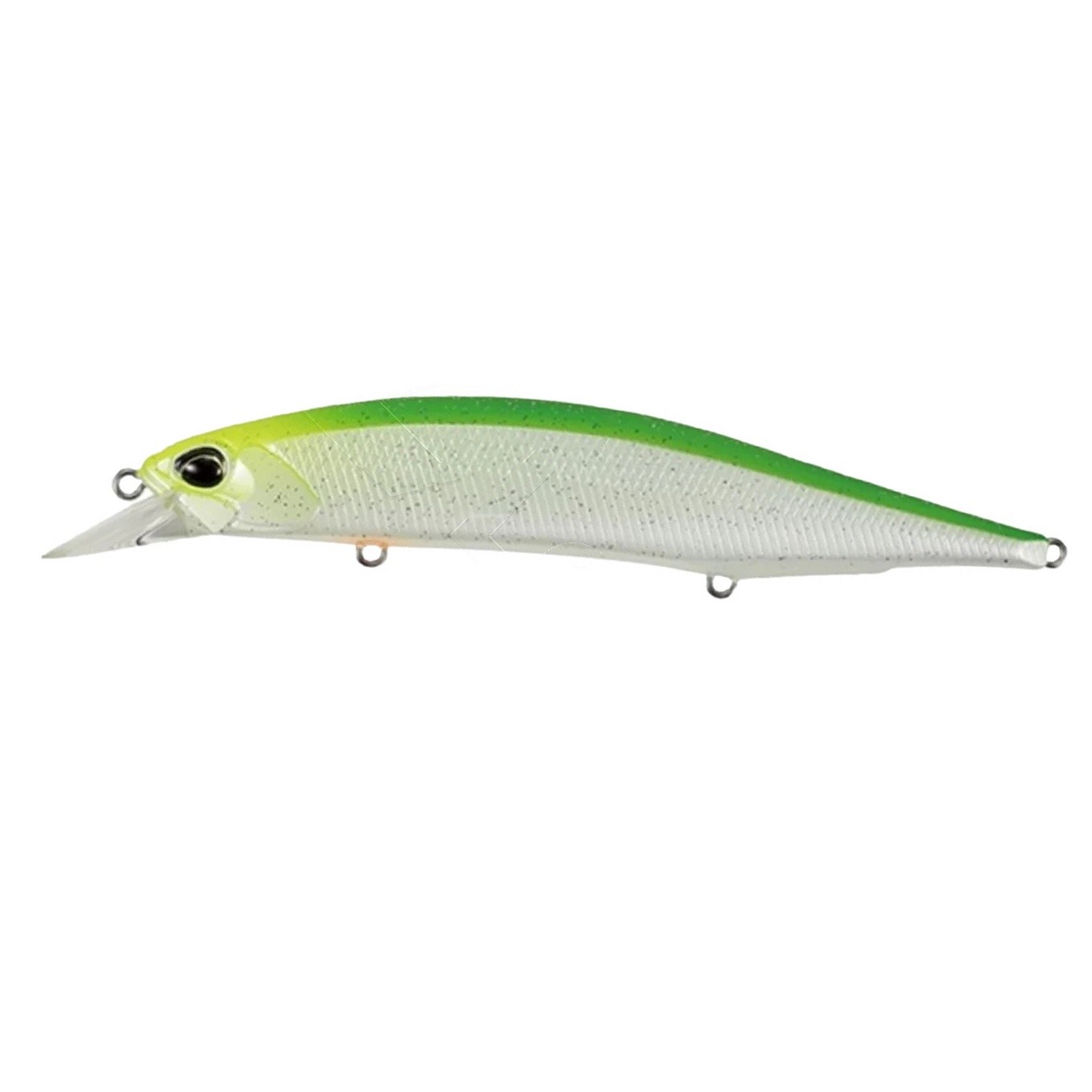 Воблер DUO Realis Jerkbait 120F ACCZ161 Itako Green White 17,1 гр   DUO-15845 — характеристики,  особенности конструкции
