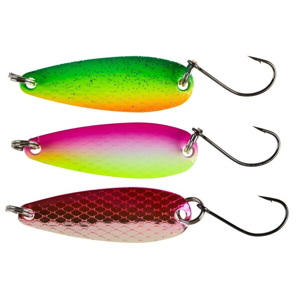 Колеблющаяся Блесна Lucky John Silver Shiner 5 гр 47 мм 001/005/008 Набор: 3 шт.  LJSSH005-MIX1 — характеристики,  особенности конструкции