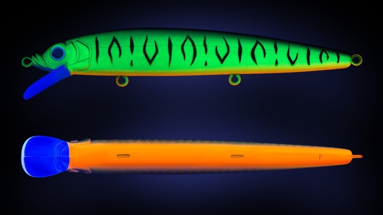 Воблер Strike Pro Alpha Minnow 115 GC01S Mat Tiger 12,5 гр   EG-033F#GC01S — крупный план
	                                    1