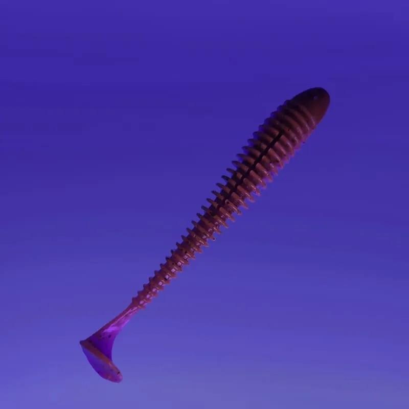 Силиконовая приманка CF Company Vibro Worm 4 100 мм 5 шт 12   75-100-12-6 — крупный план
	                                    1