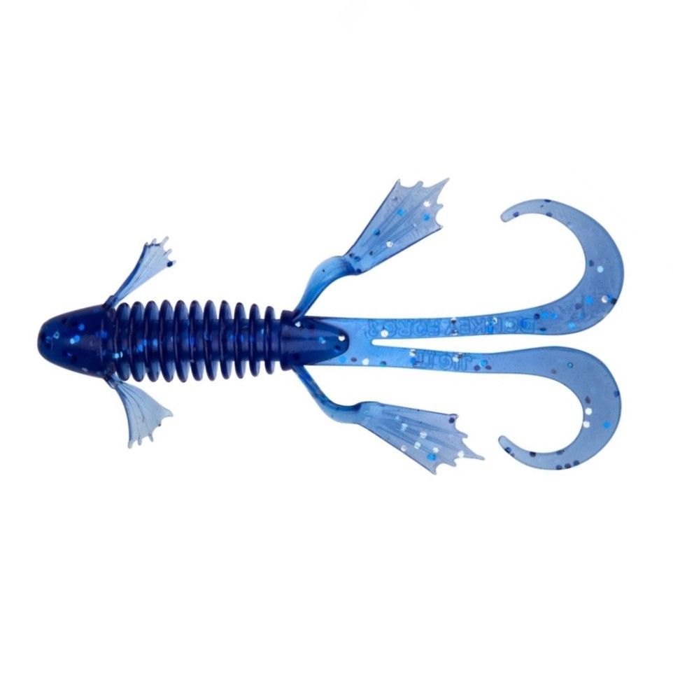 Силиконовая приманка Jig It Donkey Frog 3.8 96 мм 6 шт 019 Violet   JIDF96019S — характеристики,  особенности конструкции