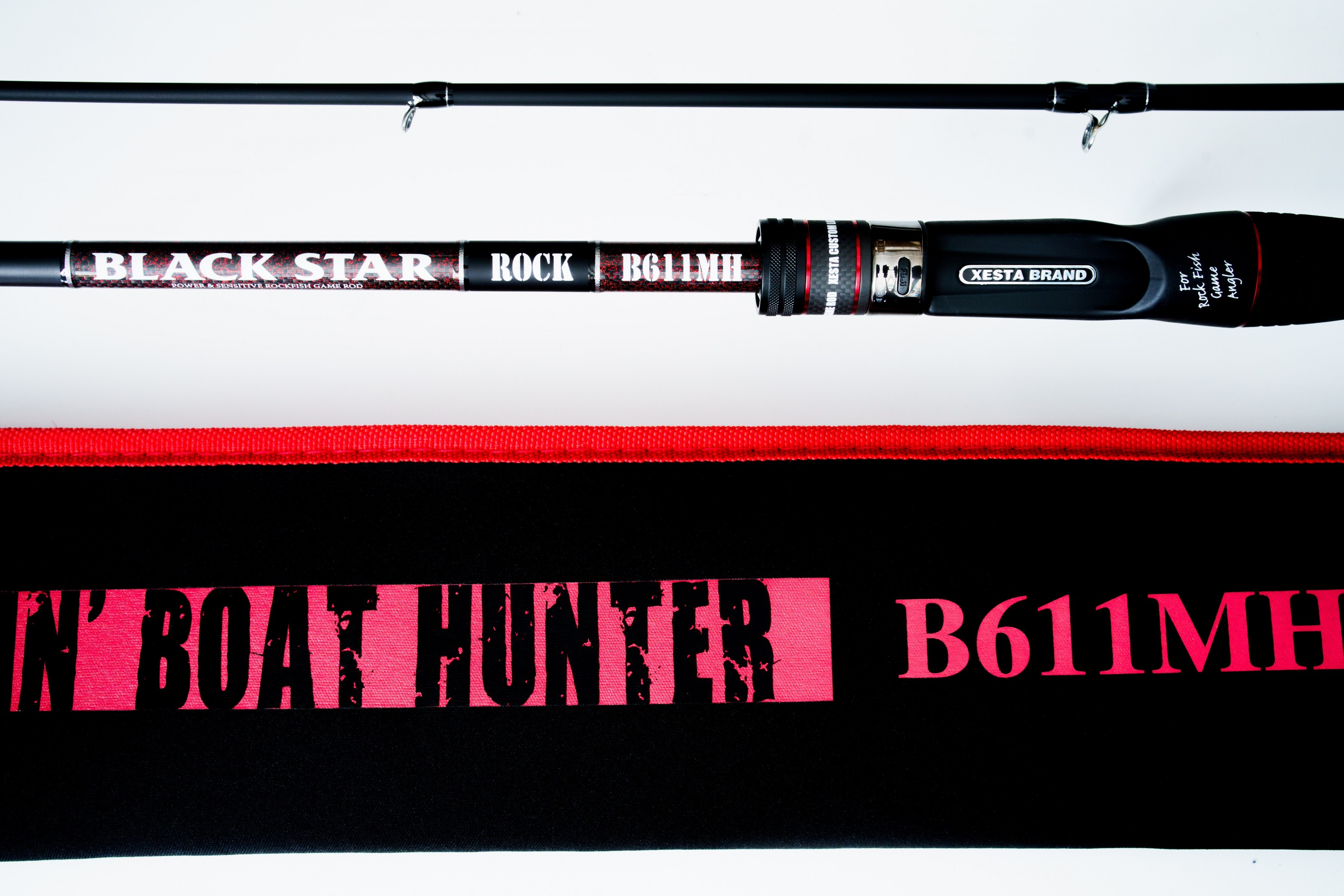 Кастинговое Удилище Xesta Black Star Hard B611MH 214 см 10 - 35 гр  Rockin Boat Hunter  XBSR-B611MH — крупный план
	                                    6