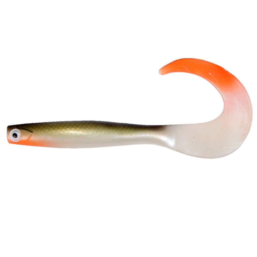 Силиконовая приманка Lucky John Kubira Fire Tail 7.0in 180 мм 1 шт PG43 3D BBS Series  140436-PG43 — характеристики,
	                                    особенности конструкции