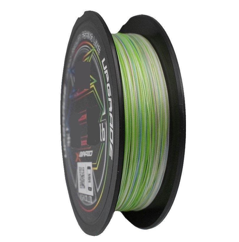 Плетеный шнур YGK X-Braid Upgrade X8 Pentagram 200 м  PE # 0,4 Multicolor 0,104 мм — крупный план
	                                    1