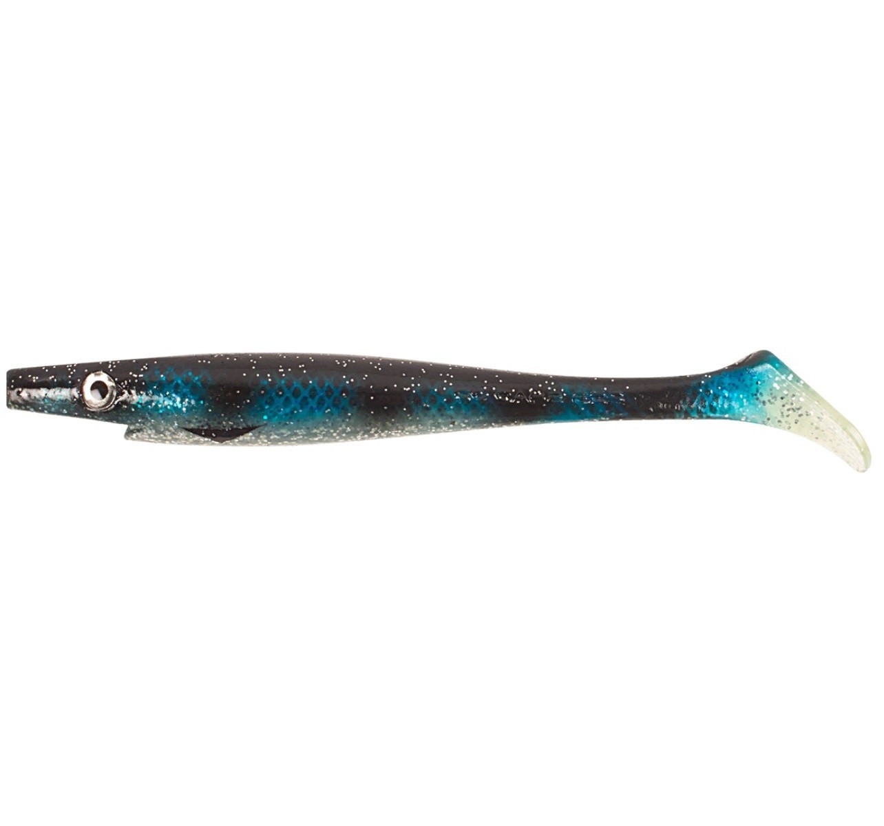 Силиконовая приманка Strike Pro Pig Shad Tournament 180 мм 2 шт Ice Spotted Bullhead   SP-172M#131 — характеристики,
	                                    особенности конструкции