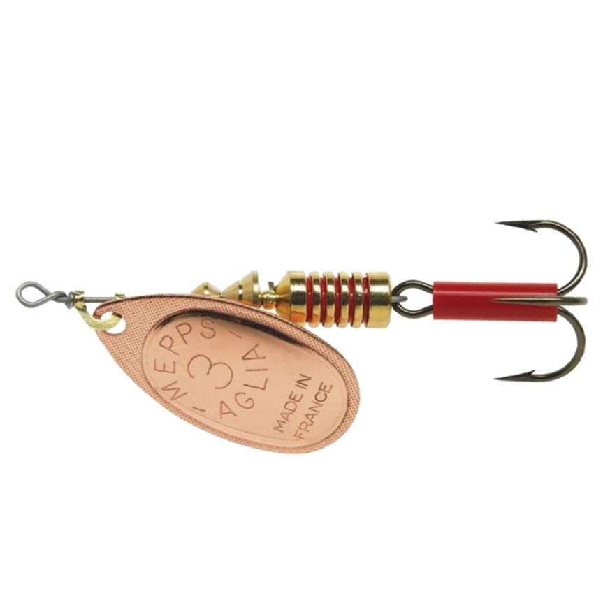 Вращающаяся Блесна Mepps Aglia №3 6,5 гр Copper   a-3-c — характеристики,
	                                    особенности конструкции