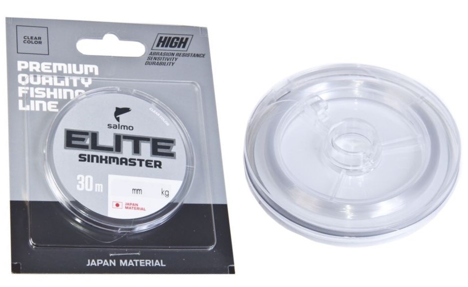 Леска монофильная Salmo Elite Sinkmaster 30 м 0,08 мм    4511-008 — характеристики,
	                                    особенности конструкции