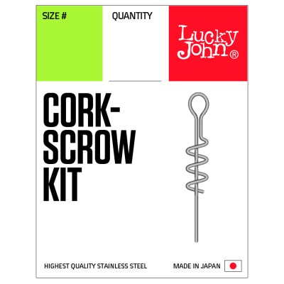 Штопор Lucky John Corkscrow Kit №S 7 шт   Pro Series  LJP5120-S — характеристики,
	                                    особенности конструкции