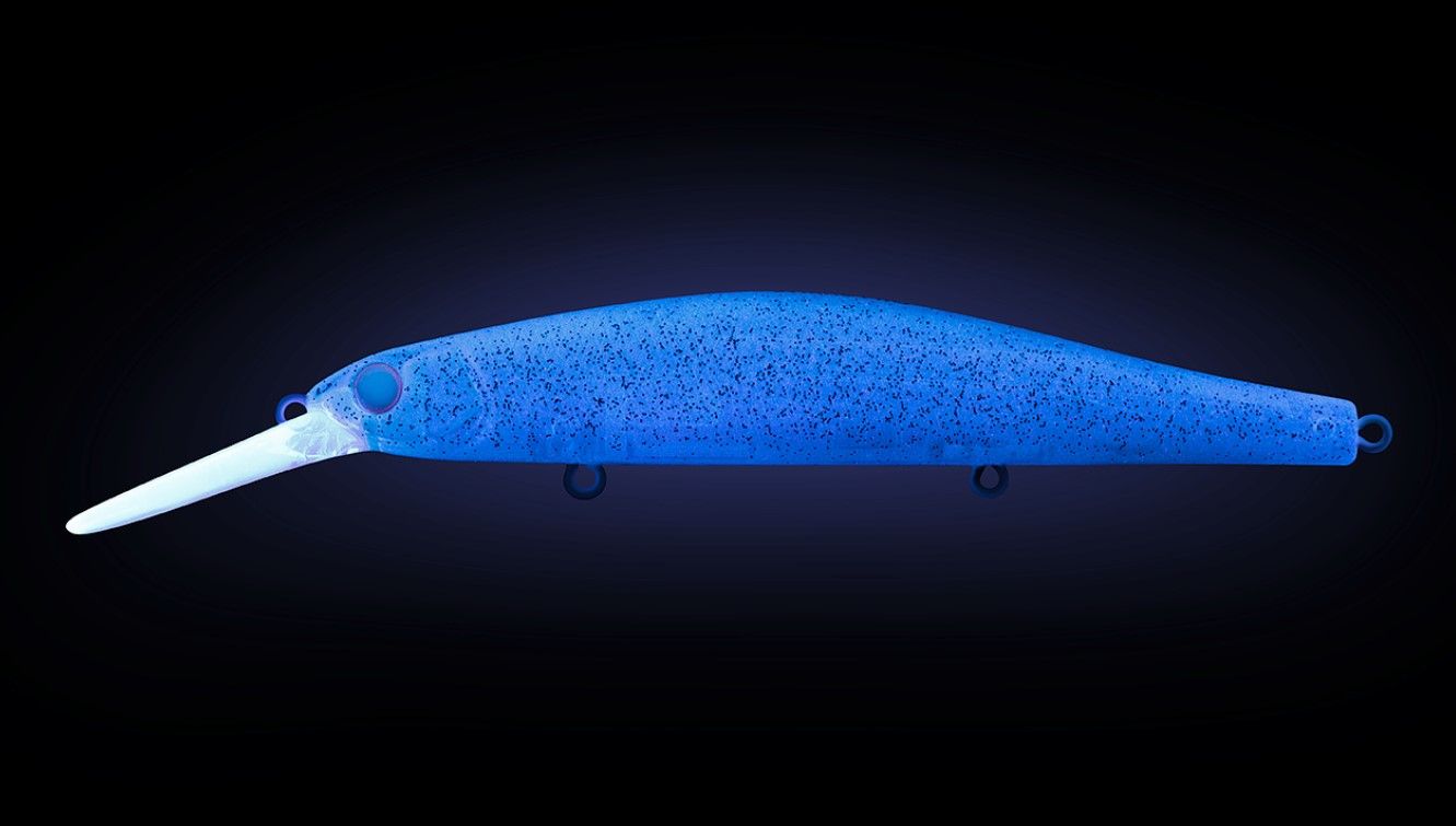 Воблер Strike Pro Inquisitor MDR 110SP A237G-UV Motoroil 17,3 гр   EG-193BXL-SP#A237G-UV — крупный план
	                                    1