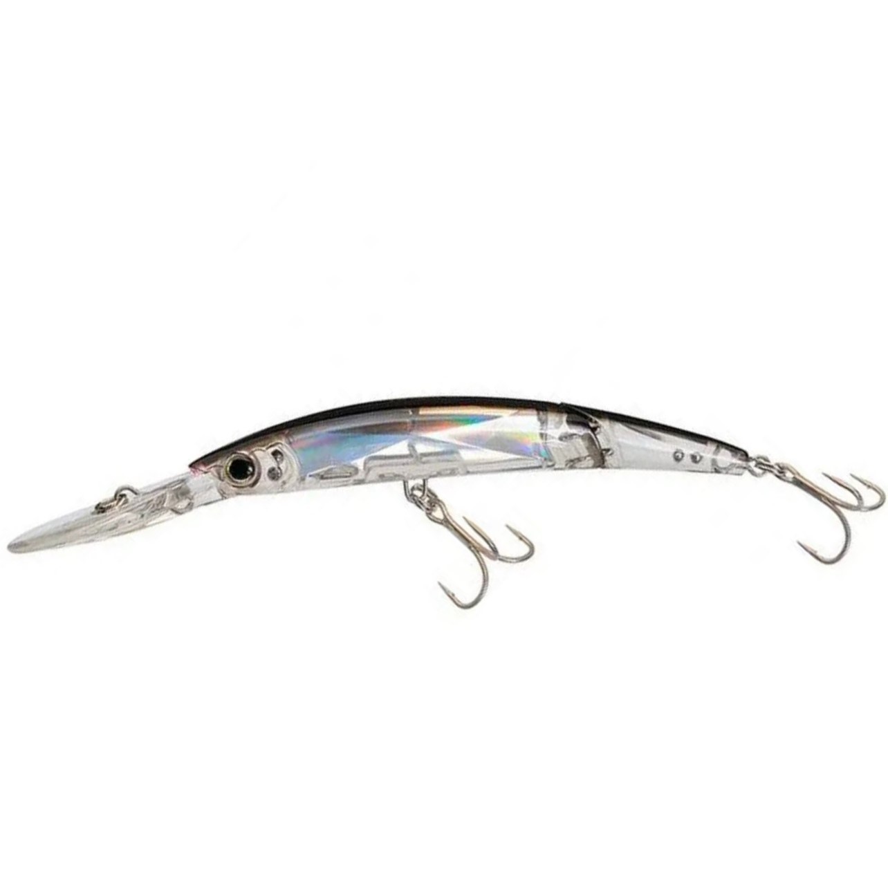 Воблер Yo-Zuri Crystal 3D Minnow Deep Diver Jointed 130F C4 25 гр   F1155-C4 — характеристики,  особенности конструкции