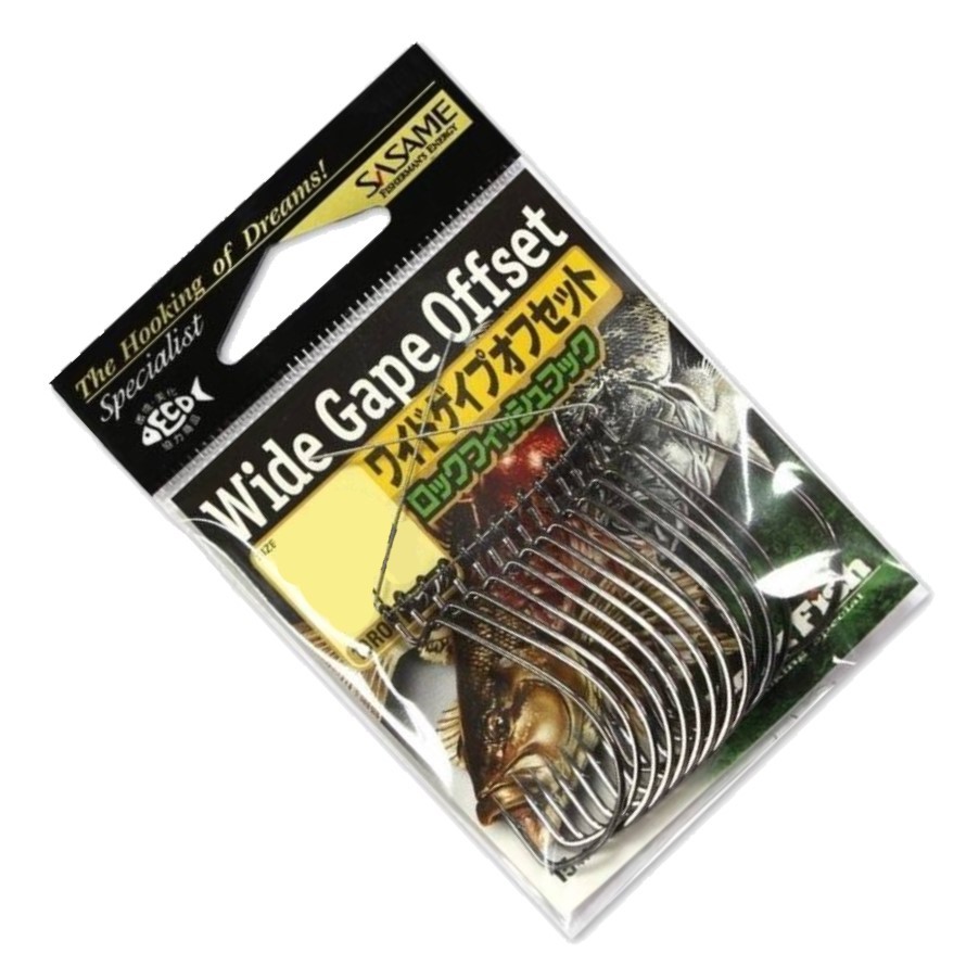 Крючок Офсетный Ryugi Wide Gape Offset №1/0 17 шт NS — крупный план
	                                    1