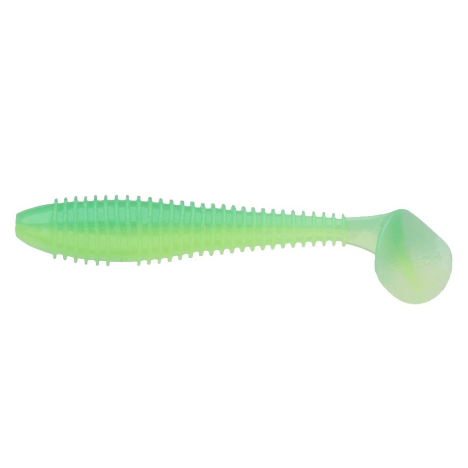 Силиконовая приманка Keitech Swing Impact Fat 4.3 109 мм 6 шт EA#11 Lime Chartreuse Glow — характеристики,
	                                    особенности конструкции