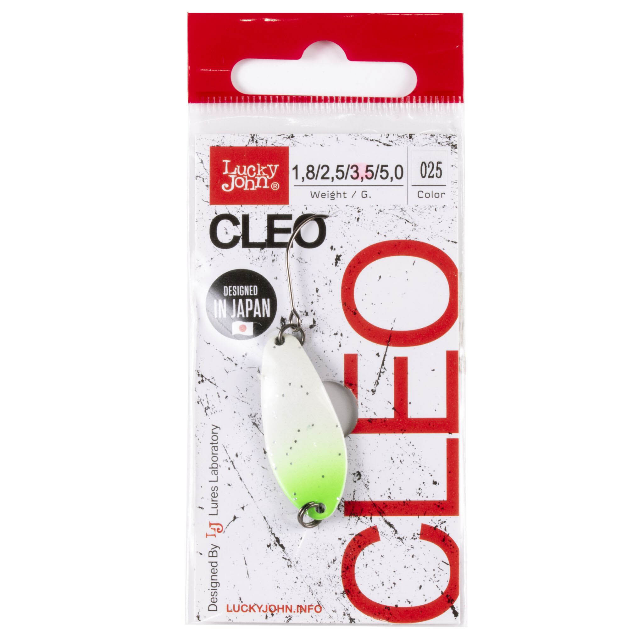 Колеблющаяся Блесна Lucky John Cleo 3,5 гр 34 мм 025   LJCL35-025 — крупный план
	                                    2