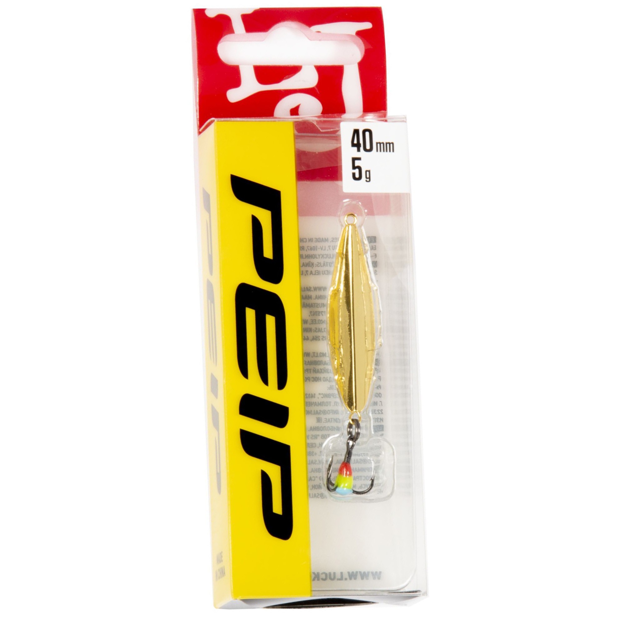Зимняя Блесна Lucky John Peip 5 гр 40 мм G   LJPE40-G — крупный план
	                                    1