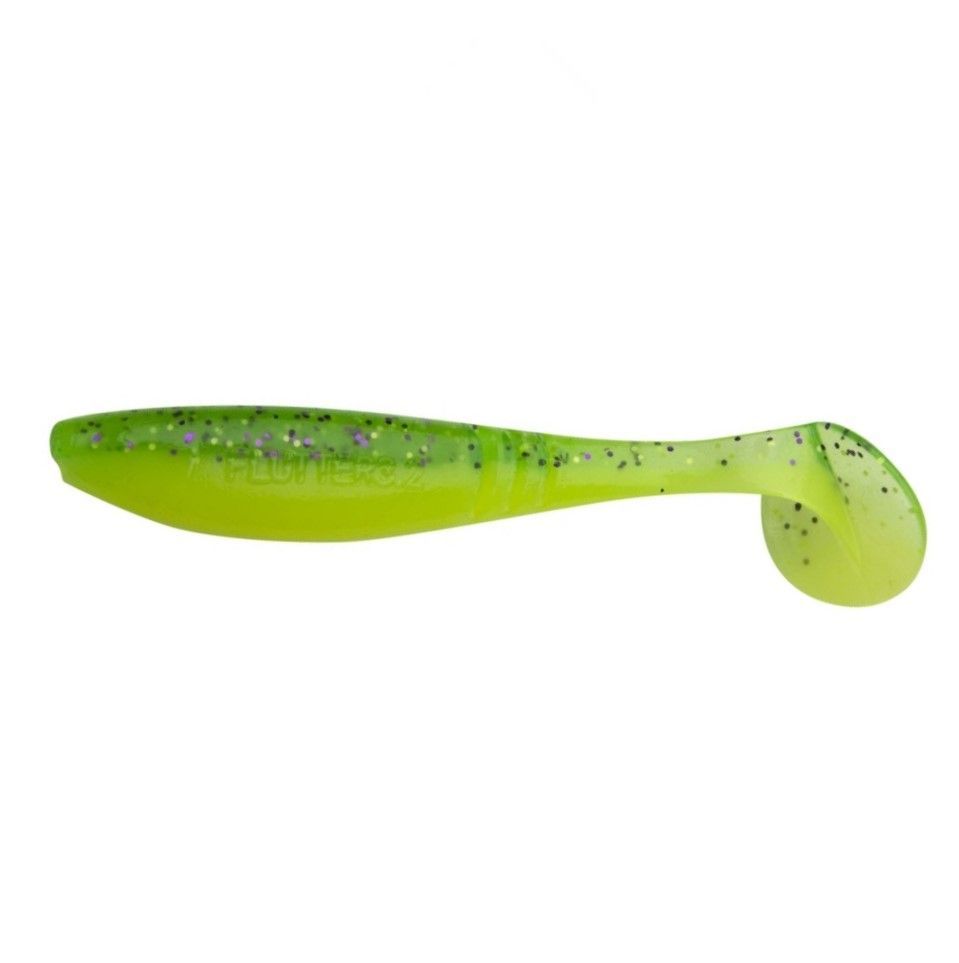 Силиконовая приманка Jig It Flutter 3.2 80 мм 8 шт 017 Hot greeny   JIF80017S — характеристики,
	                                    особенности конструкции