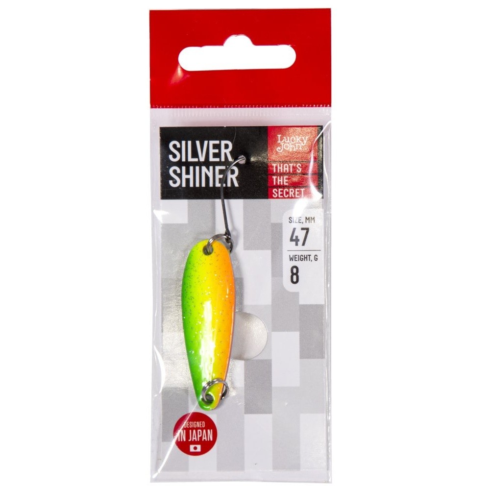 Колеблющаяся Блесна Lucky John Silver Shiner 8 гр 47 мм 008   LJSSH008-008 — крупный план
	                                    3