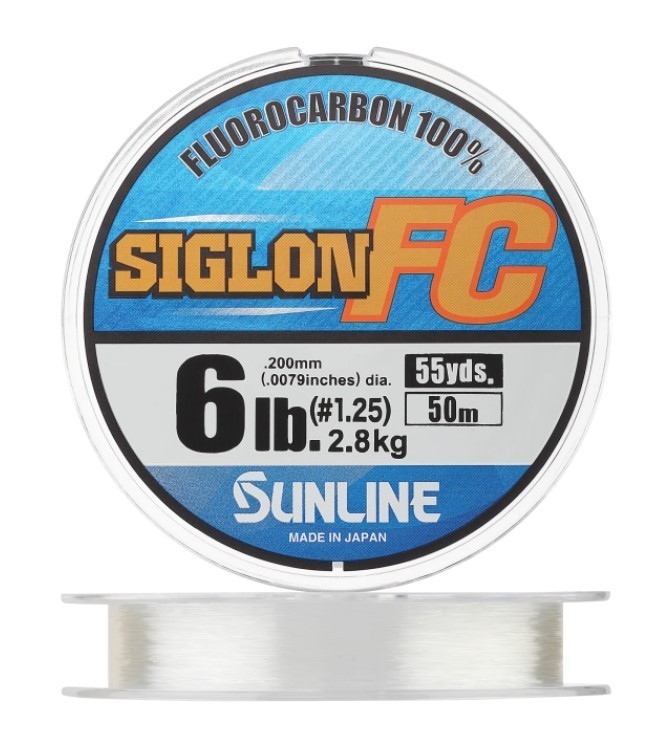 Флюорокарбон Sunline Siglon FC 2020 50 м 0,2 мм Clear PE #1.25 — характеристики,
	                                    особенности конструкции
