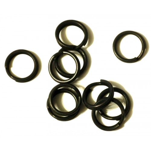 Кольцо Заводное Kosadaka 1207B  №5 8 кг 5 мм 18 шт Black   1207B-05 — крупный план
	                                    1