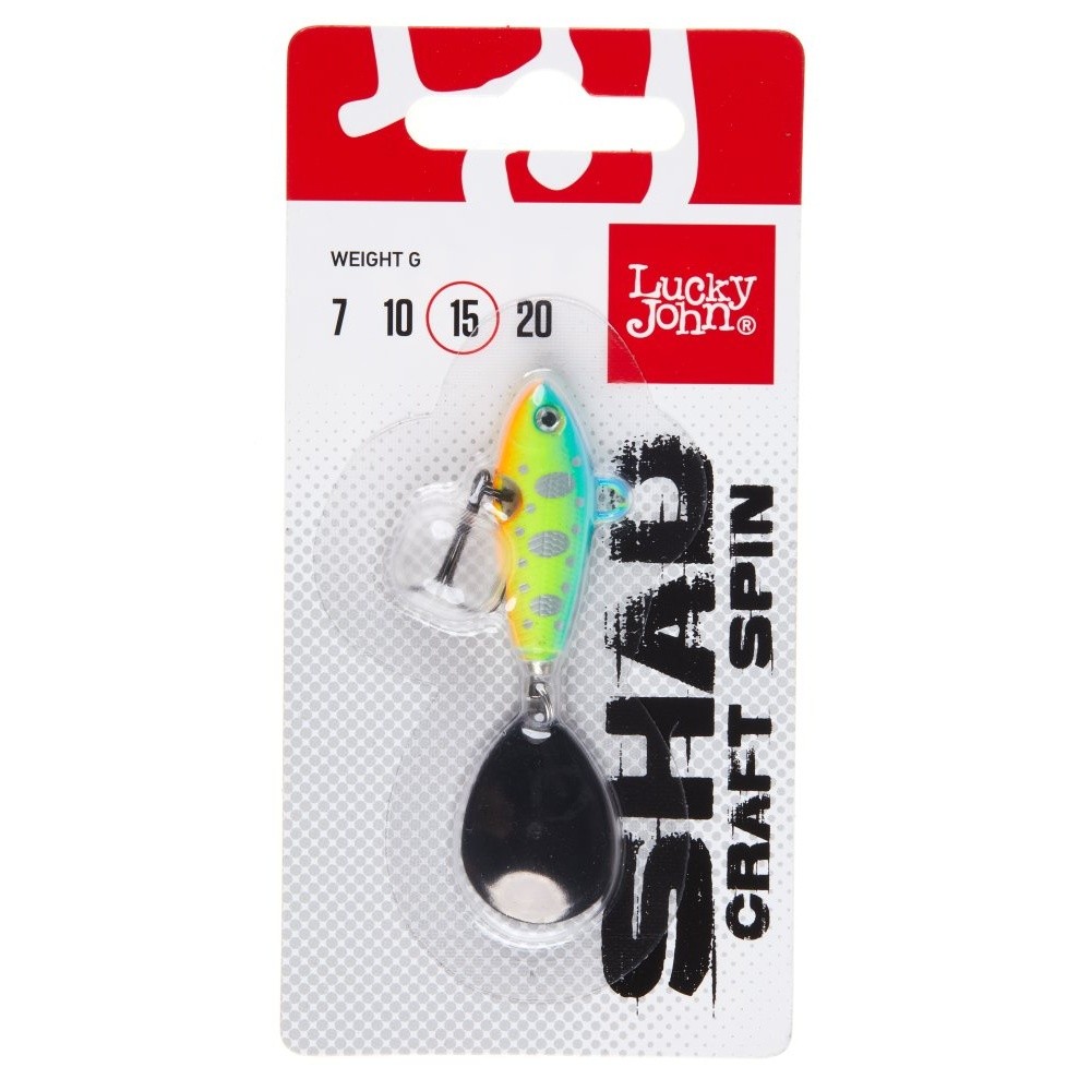 Тейл-спиннер Lucky John Shad Craft Spin 15 15 гр  015   LJSCS015-015 — крупный план
	                                    1