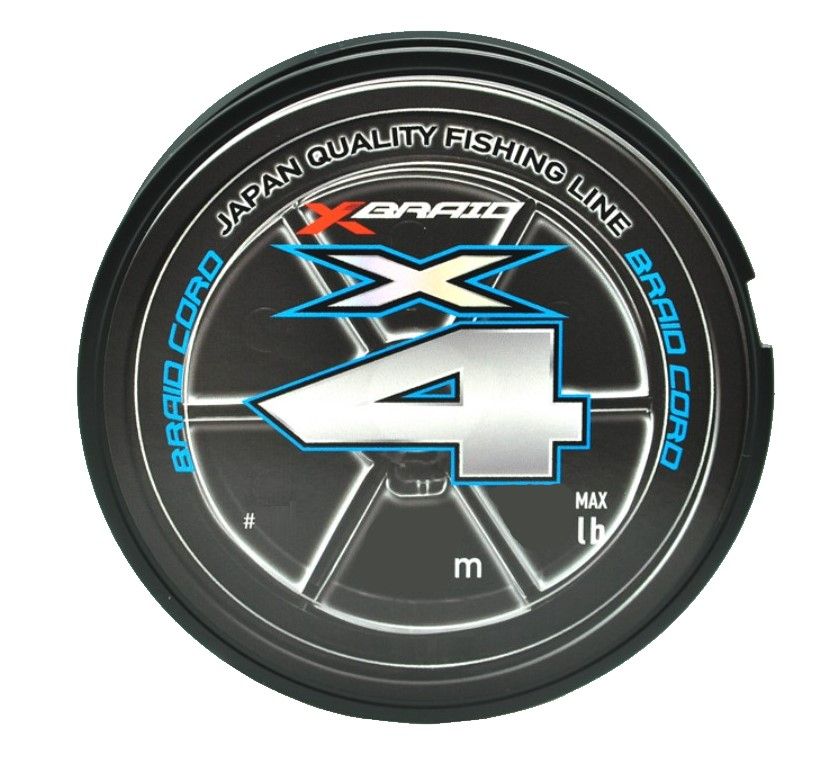 Плетеный шнур YGK X-Braid Cord X4 300 м  PE # 2 Chartreuse 0,235 мм — крупный план
	                                    1