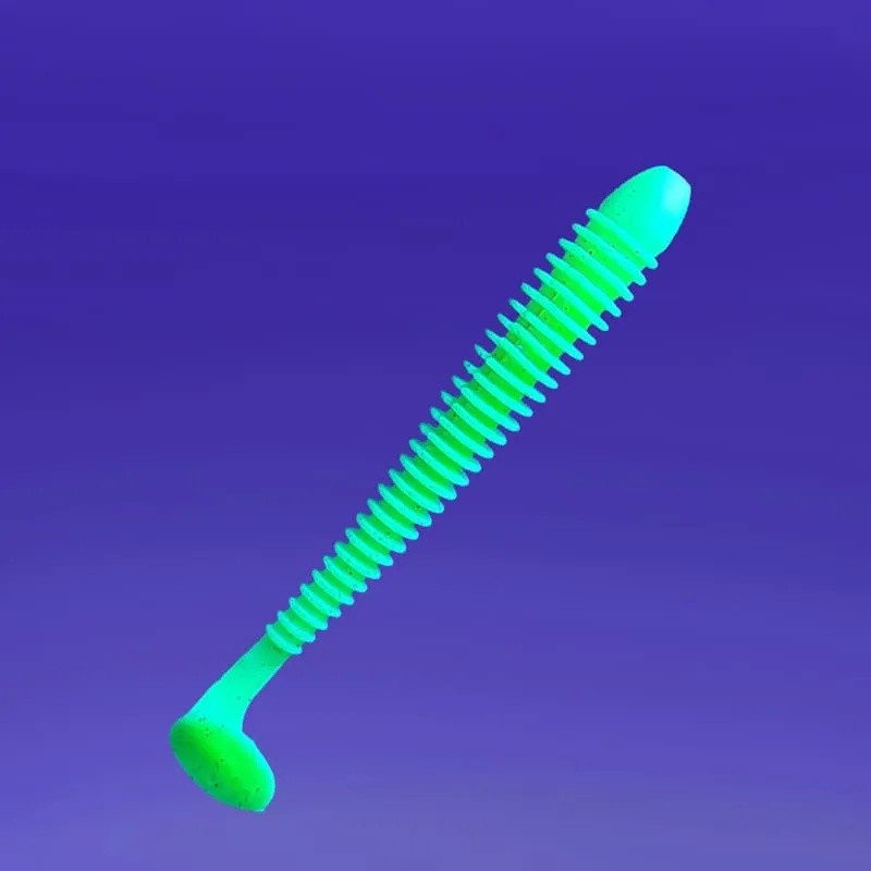 Силиконовая приманка CF Company Vibro Worm 4 100 мм 5 шт 6   75-100-6-6 — крупный план
	                                    1