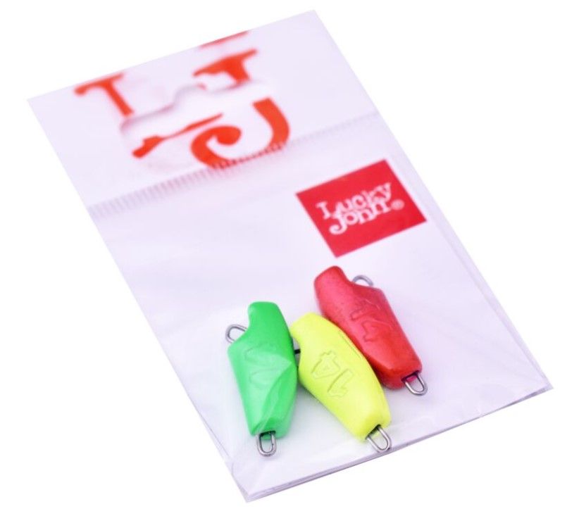 Груз Lucky John Rover 14 гр 3 шт RGY MIX1   LJRMIX1-014 — крупный план
	                                    1