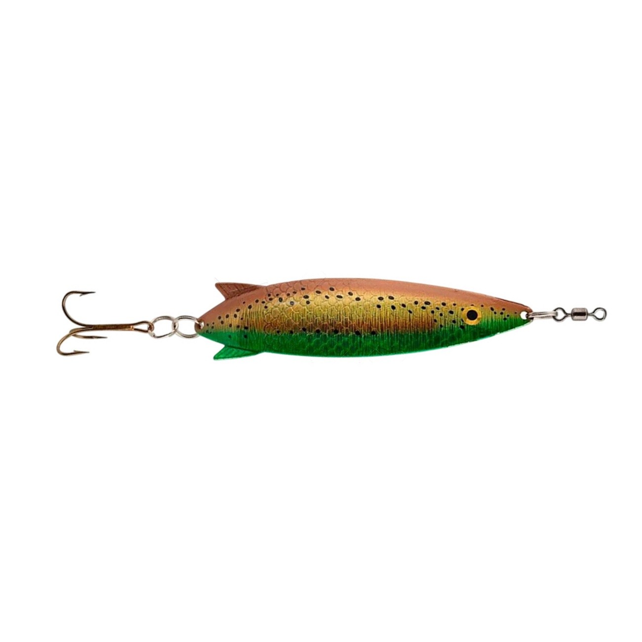 Колеблющаяся Блесна Abu Garcia Toby Salmo 30 30 гр 110 мм G/Green Glitter — характеристики,  особенности конструкции