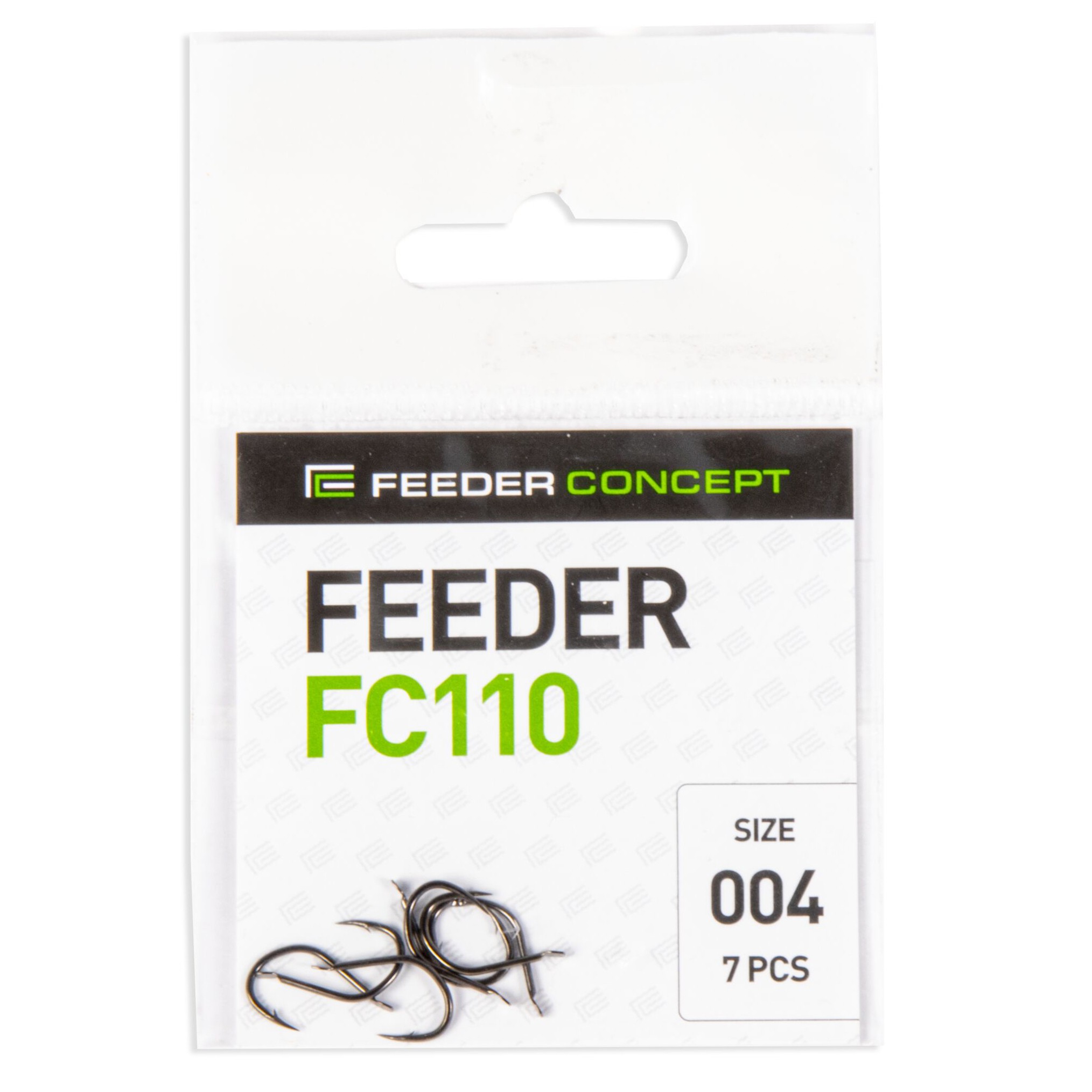 Крючок Одинарный Feeder Concept Feeder FC110 №4 7 шт    FC110-004 — крупный план
	                                    2