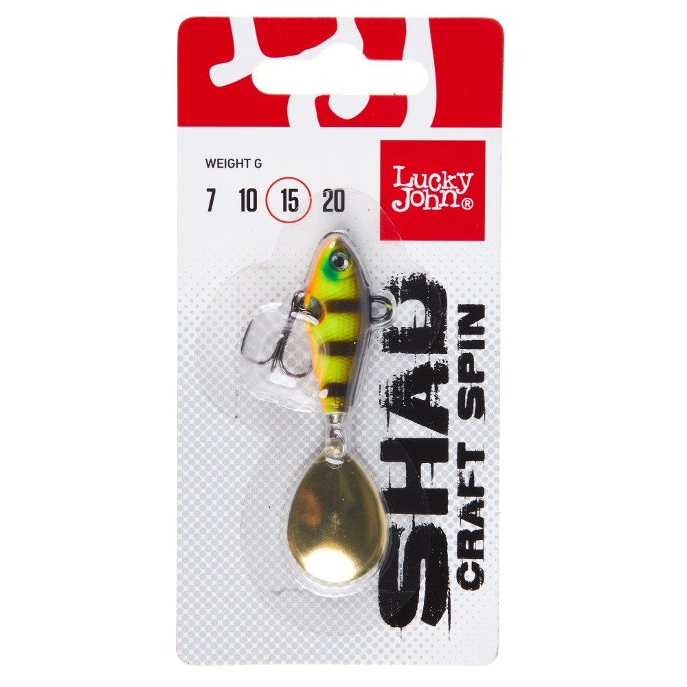Тейл-спиннер Lucky John Shad Craft Spin 15 15 гр  004   LJSCS015-004 — крупный план
	                                    1