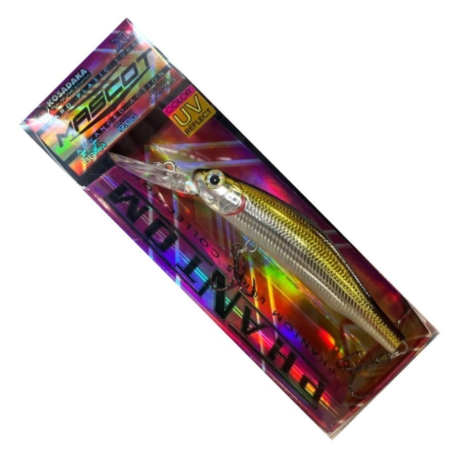 Воблер Kosadaka Mascot XL 80F CNT 9 гр   MascxL80F-CNT — крупный план
	                                    2