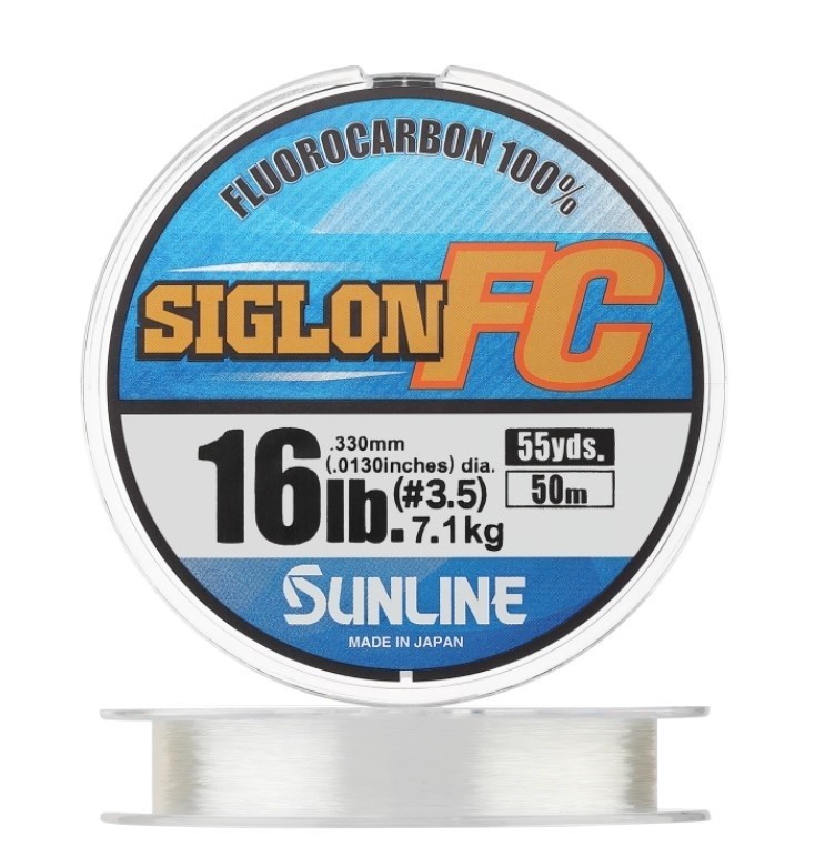 Флюорокарбон Sunline Siglon FC 2020 50 м 0,33 мм Clear PE #3.5 — характеристики,
	                                    особенности конструкции