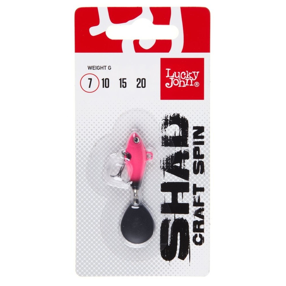 Тейл-спиннер Lucky John Shad Craft Spin 7 7 гр  021   LJSCS007-021 — крупный план
	                                    1