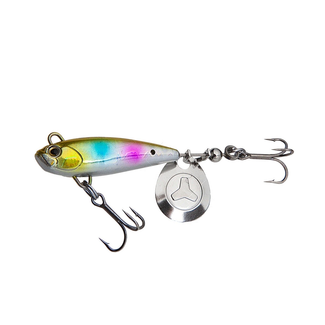 Тейл-спиннер DUO Tetra Works Spin 5 5 гр 28 мм CPA0608 Gold Rainbow   DUO-63334 — характеристики,  особенности конструкции