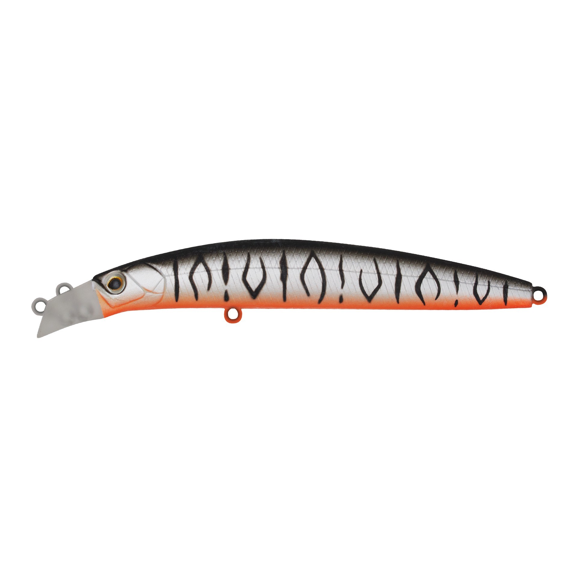 Воблер Strike Pro Top Water Minnow 90 A243ES Grey Shadow Mat Tiger 10,2 гр   JL-179F#A243ES — характеристики,  особенности конструкции