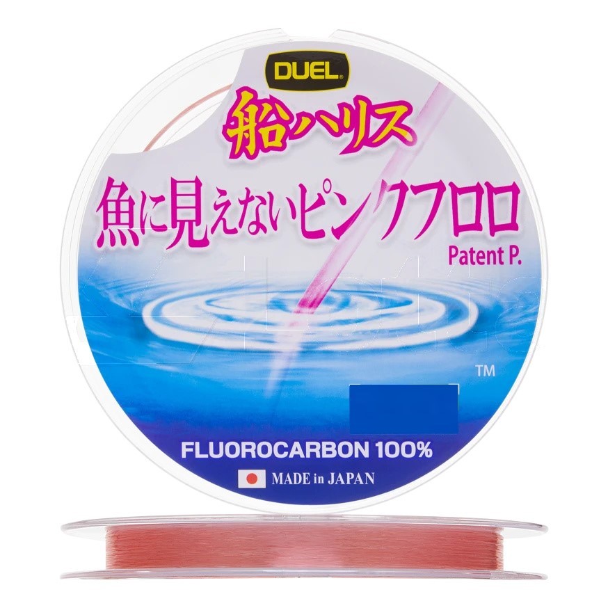 Флюорокарбон Duel Pink Fluorocarbon Fish Cannot See  100 м 0,66 мм    H4406-SP — характеристики,  особенности конструкции