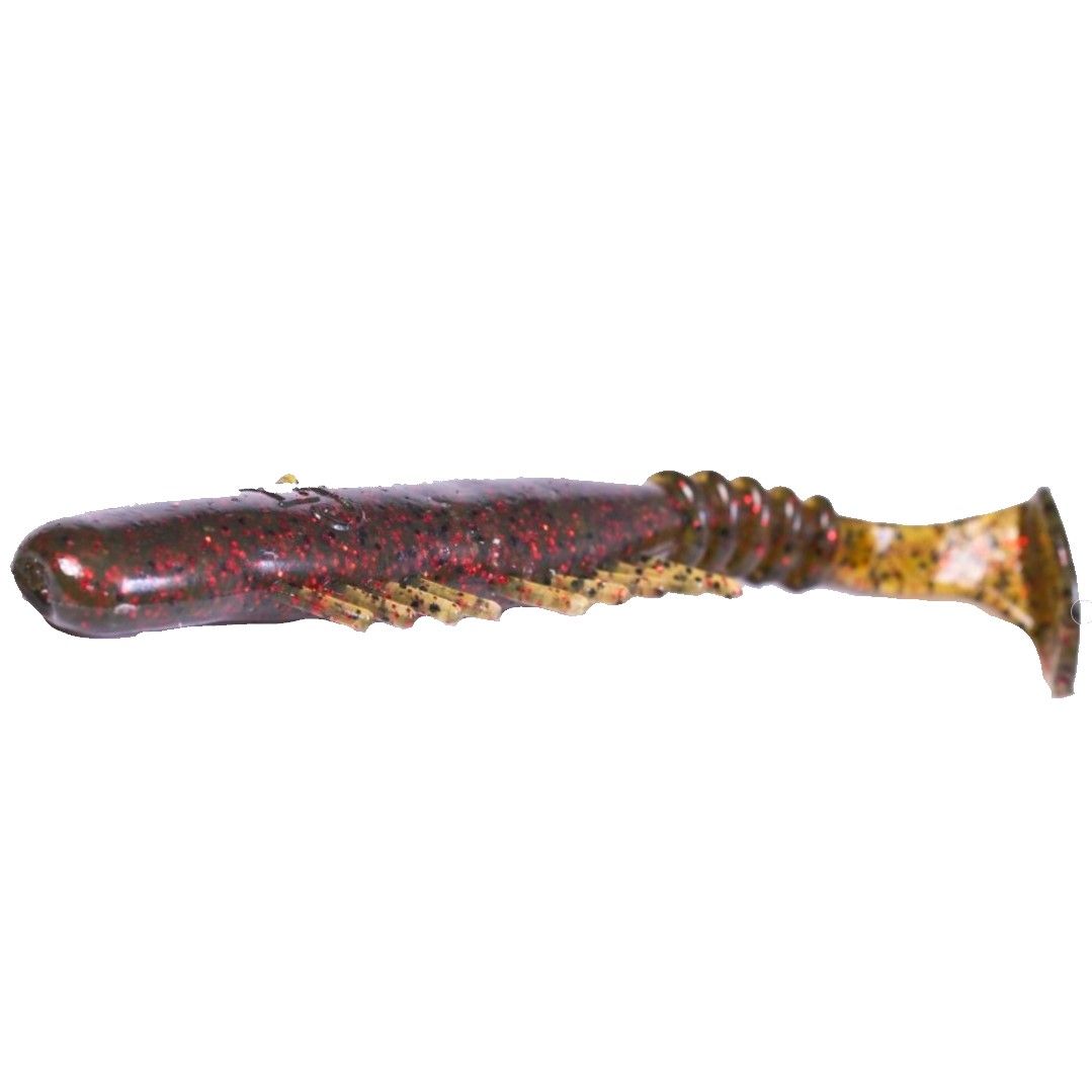 Силиконовая приманка Lucky John Bugsy Shad 3.9in 100 мм 5 шт PA03 Pro Series  140108-PA03 — крупный план
	                                    1