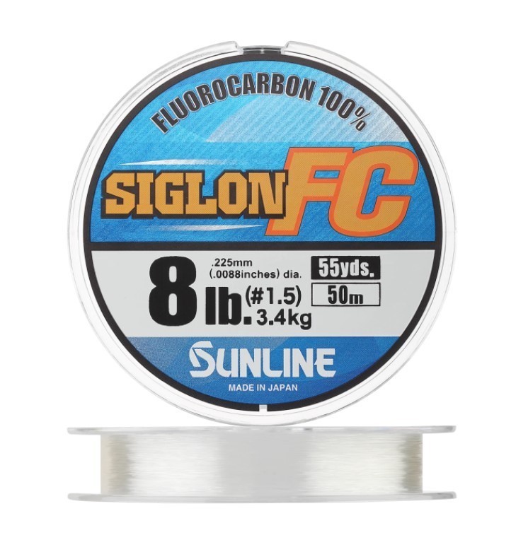 Флюорокарбон Sunline Siglon FC 2020 50 м 0,225 мм Clear PE #1.5 — характеристики,
	                                    особенности конструкции