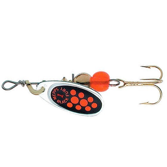 Вращающаяся Блесна Mepps Comet Black Fury №1 3,5 гр AG Fluo Orange   cbf-1-a-fo — характеристики,
	                                    особенности конструкции