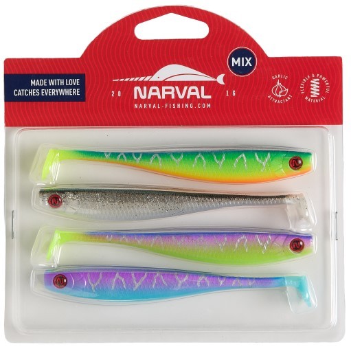 Силиконовая приманка Narval Skinny 12 120 мм 4 шт M07   NVLSN12M07 — характеристики,  особенности конструкции