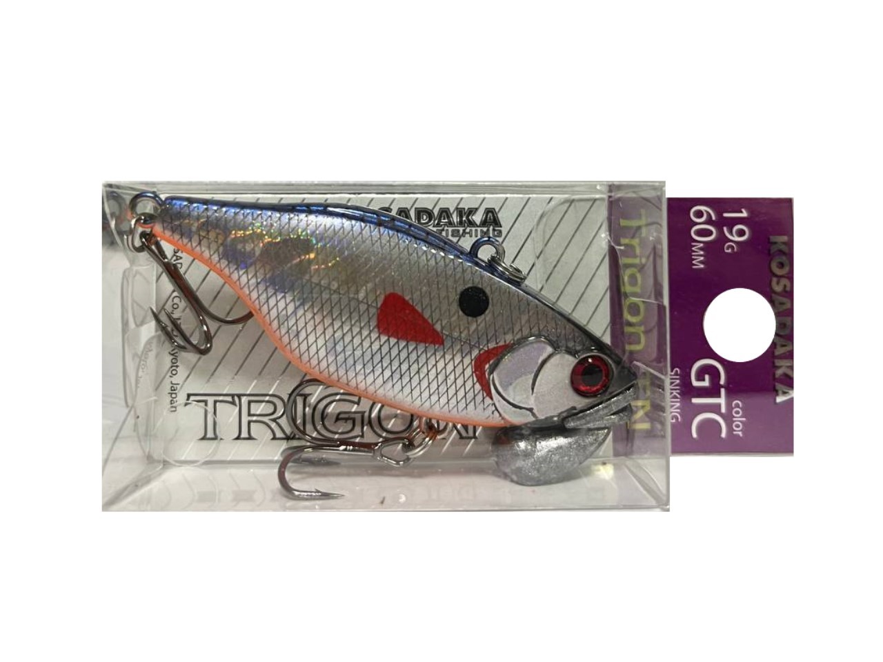 Воблер Kosadaka Trigon TN 60S GTC 19 гр   TrigTN60S-GTC — крупный план
	                                    2