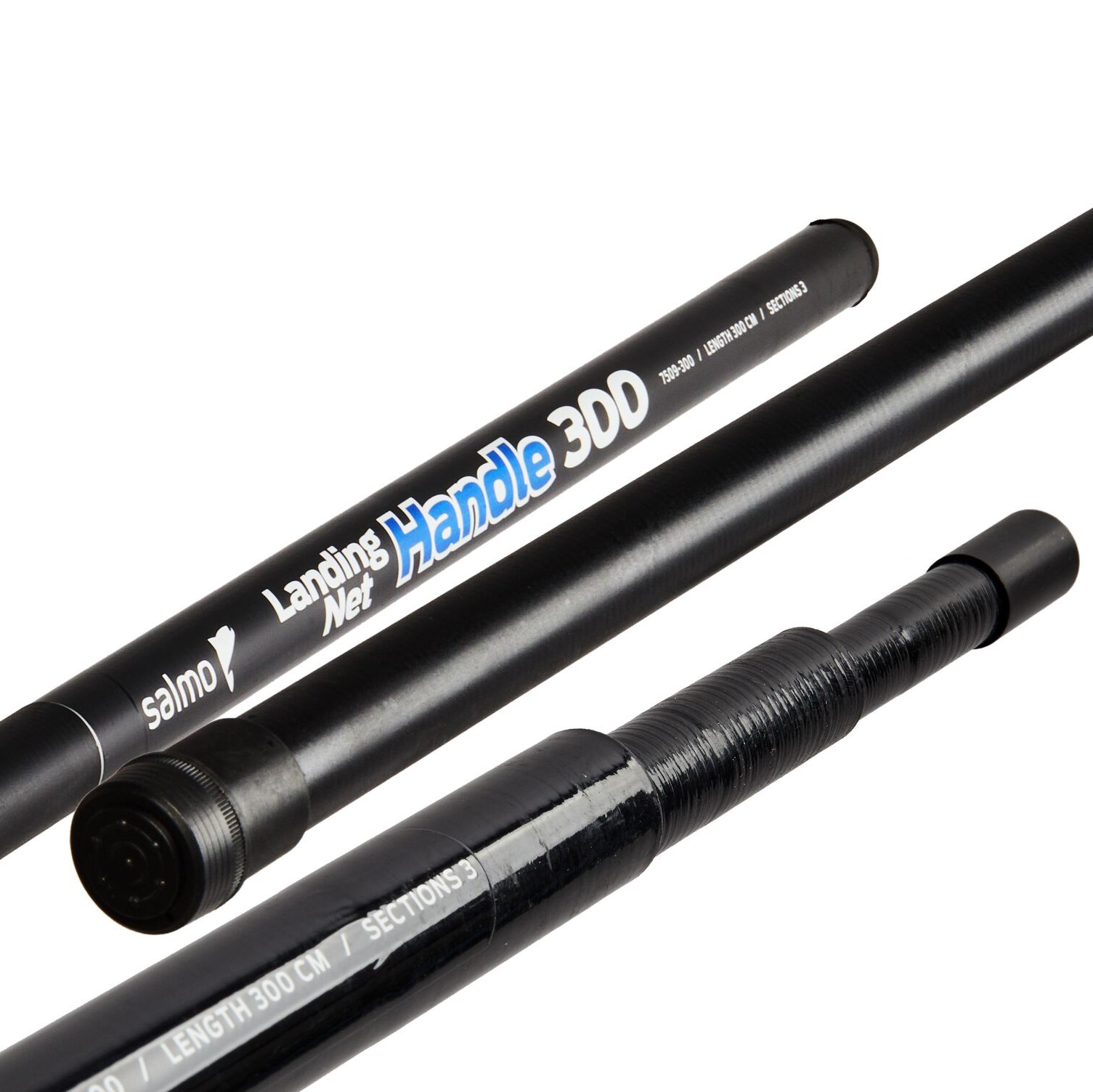 Рукоять для подсачека Salmo Телескопическая  300x999  Нет   7509-300 — крупный план
	                                    1