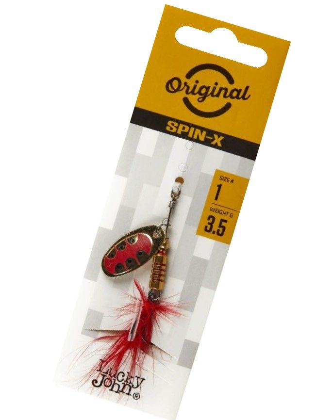 Вращающаяся Блесна Lucky John Spin-X Round №1 3,5 гр GX1   LJSR01-GX1 — крупный план
	                                    2