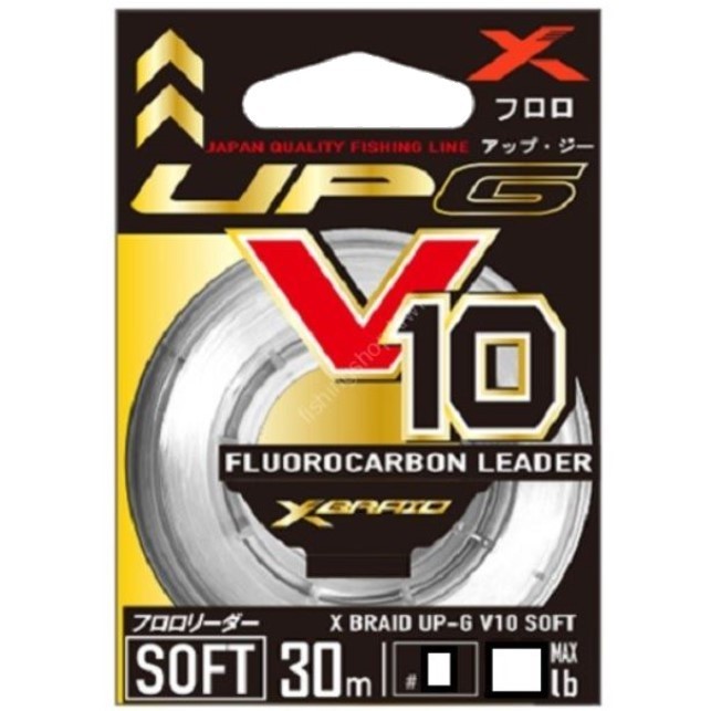Флюорокарбон YGK X-Braid UP-G Leader V10 Soft 30 м  PE #4.0 — характеристики,
	                                    особенности конструкции