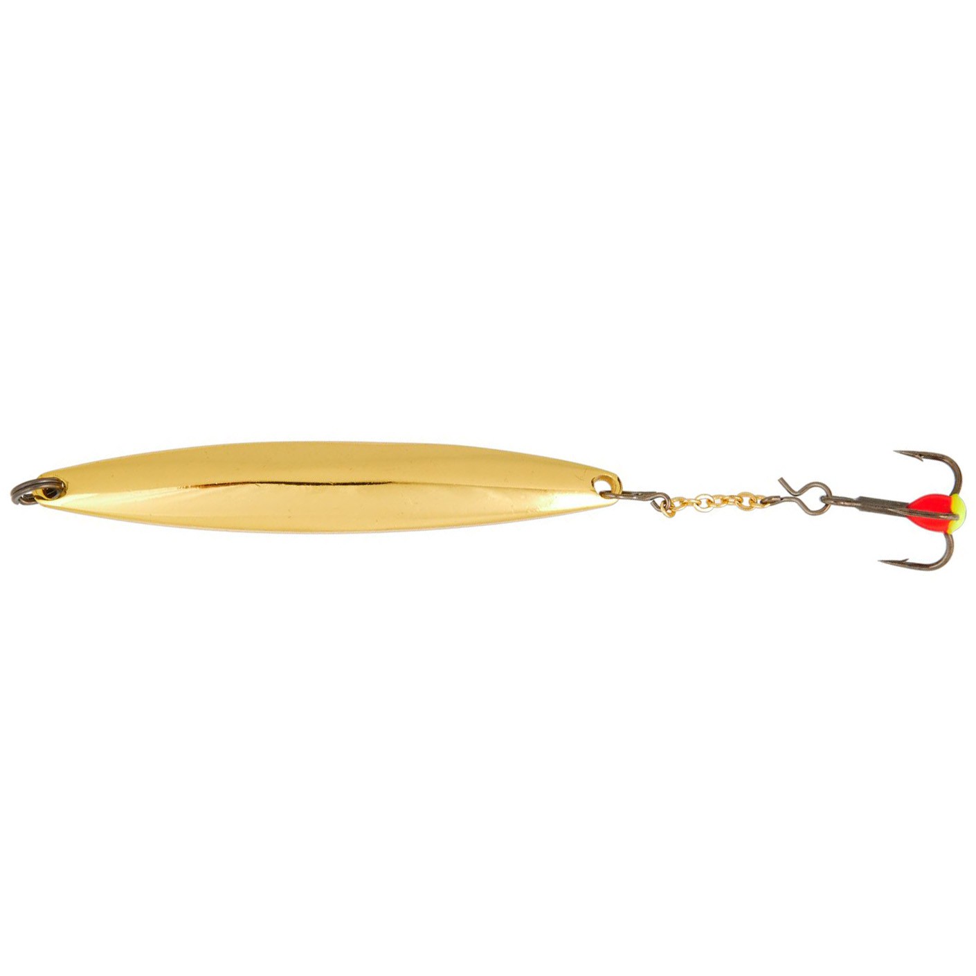 Зимняя Блесна Lucky John Nail Blade 6,5 гр 45 мм G С цепочкой и тройником  LJNB45-G — характеристики,
	                                    особенности конструкции