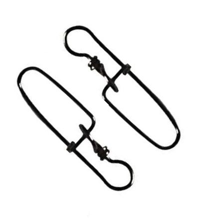 Застежка Kosadaka Double Insurance Special Lock Snap №3 4 шт    1030BN-3 — крупный план
	                                    1