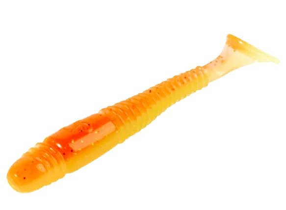 Силиконовая приманка Lucky John Tioga 2.4in 62 мм 9 шт T54 Pro Series  140119-T54 — крупный план
	                                    1