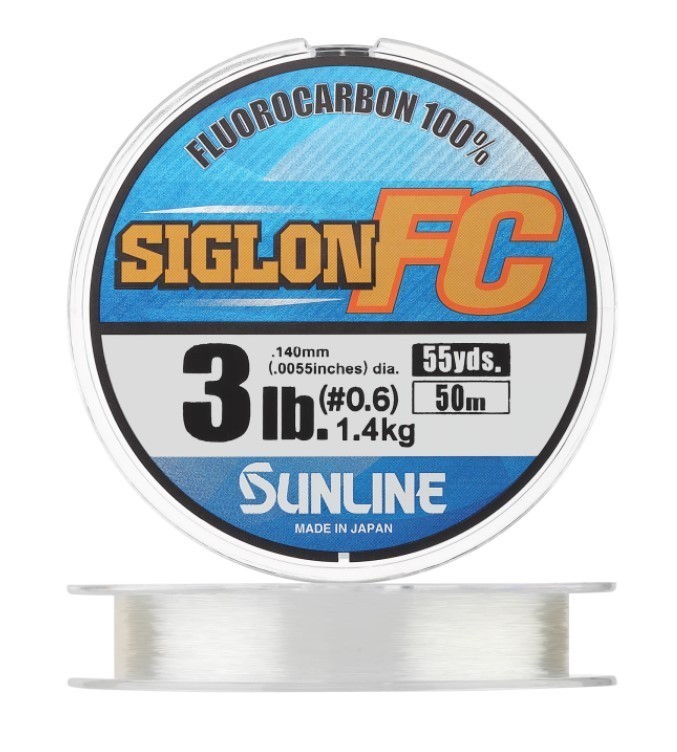 Флюорокарбон Sunline Siglon FC 2020 50 м 0,14 мм Clear PE #0.6 — характеристики,
	                                    особенности конструкции